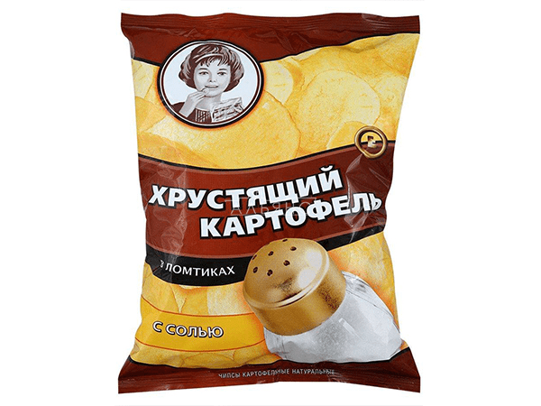 Картофельные чипсы "Девочка" 40 гр. в Пушкино