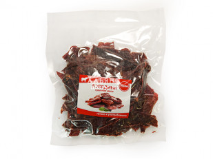 Сиг вяленый: Говядина вяленая (строганина)