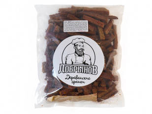 Гренки черные со вкусом чеснока: Деревенские гренки с аджикой