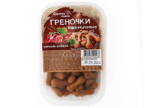 Сурские (ПШЕНИЧНЫЕ) Копченая колбаска (100 гр) в Пушкино
