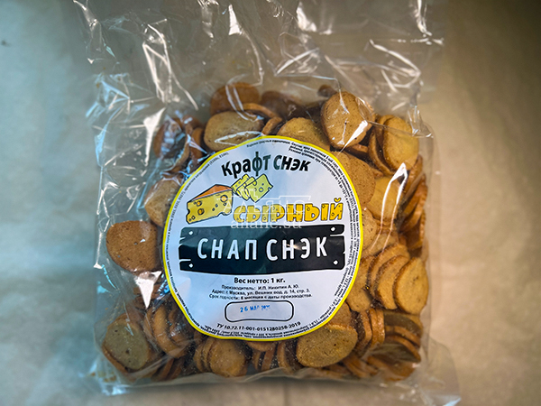 Снапсы ПШЕНИЧНЫЕ "Сыр" в Пушкино