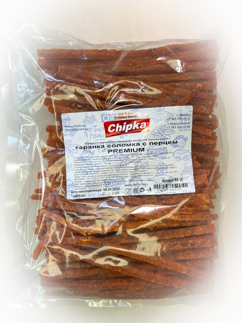 Таранка с перцем (соломка) (Chipka ПРЕМИУМ) в Пушкино