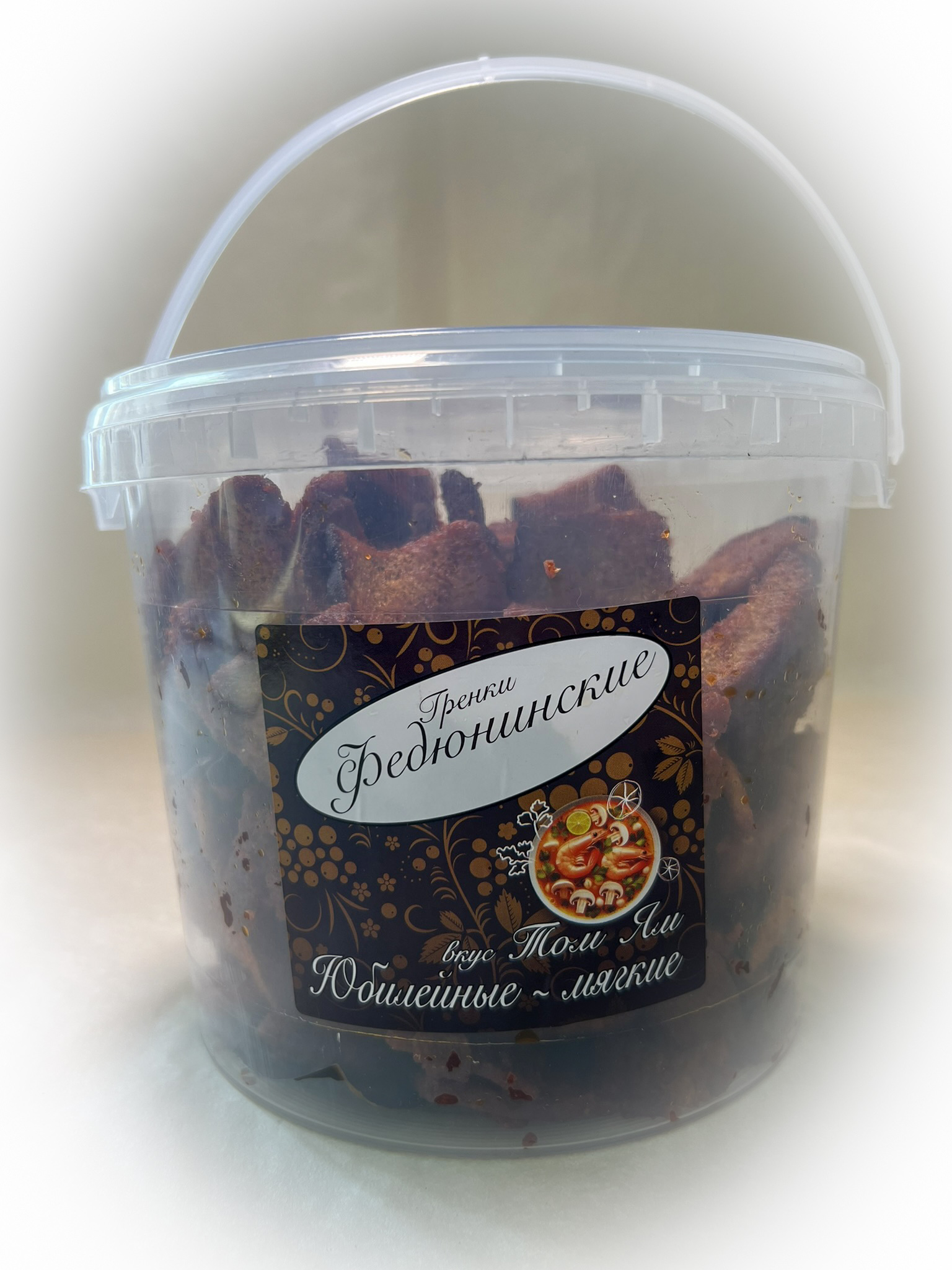 Гренки "ФЕДЮНИНСКИЕ" "Том ям" (ведро 900 гр.) в Пушкино