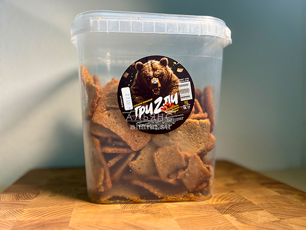 Ведро Ржаные гренки со вкусом Крылышки Барбекю (1 кг) в Пушкино