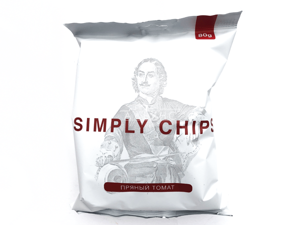 Картофельные чипсы "Simple chips" Пряный томат 80 гр. в Пушкино